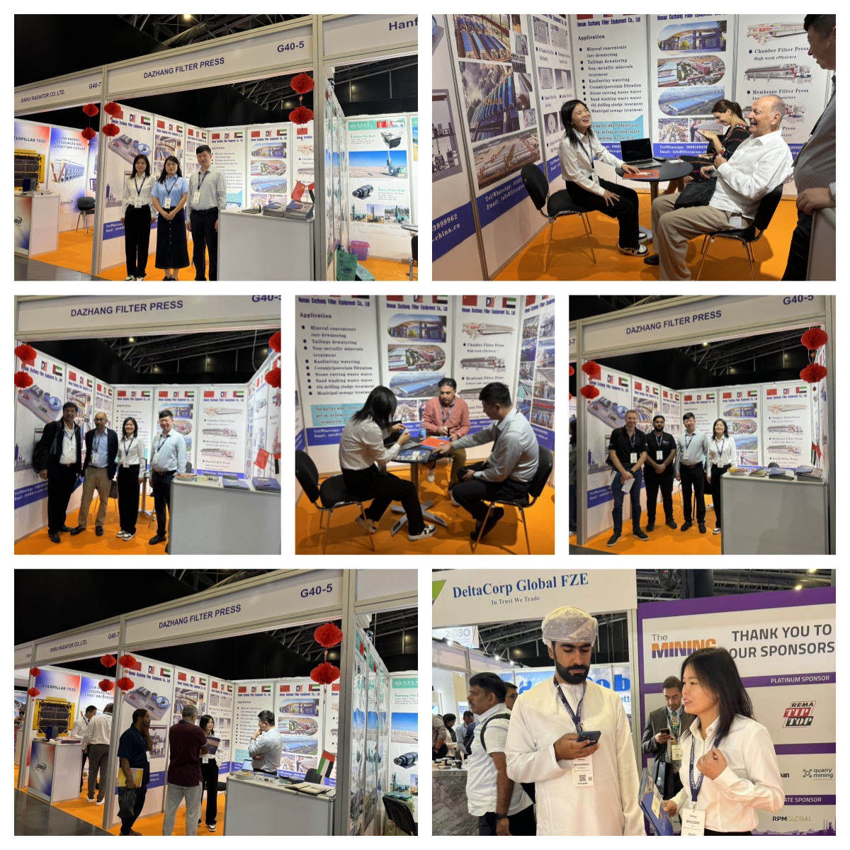 Dazhang Company participated in the Dubai Mining Exhibition