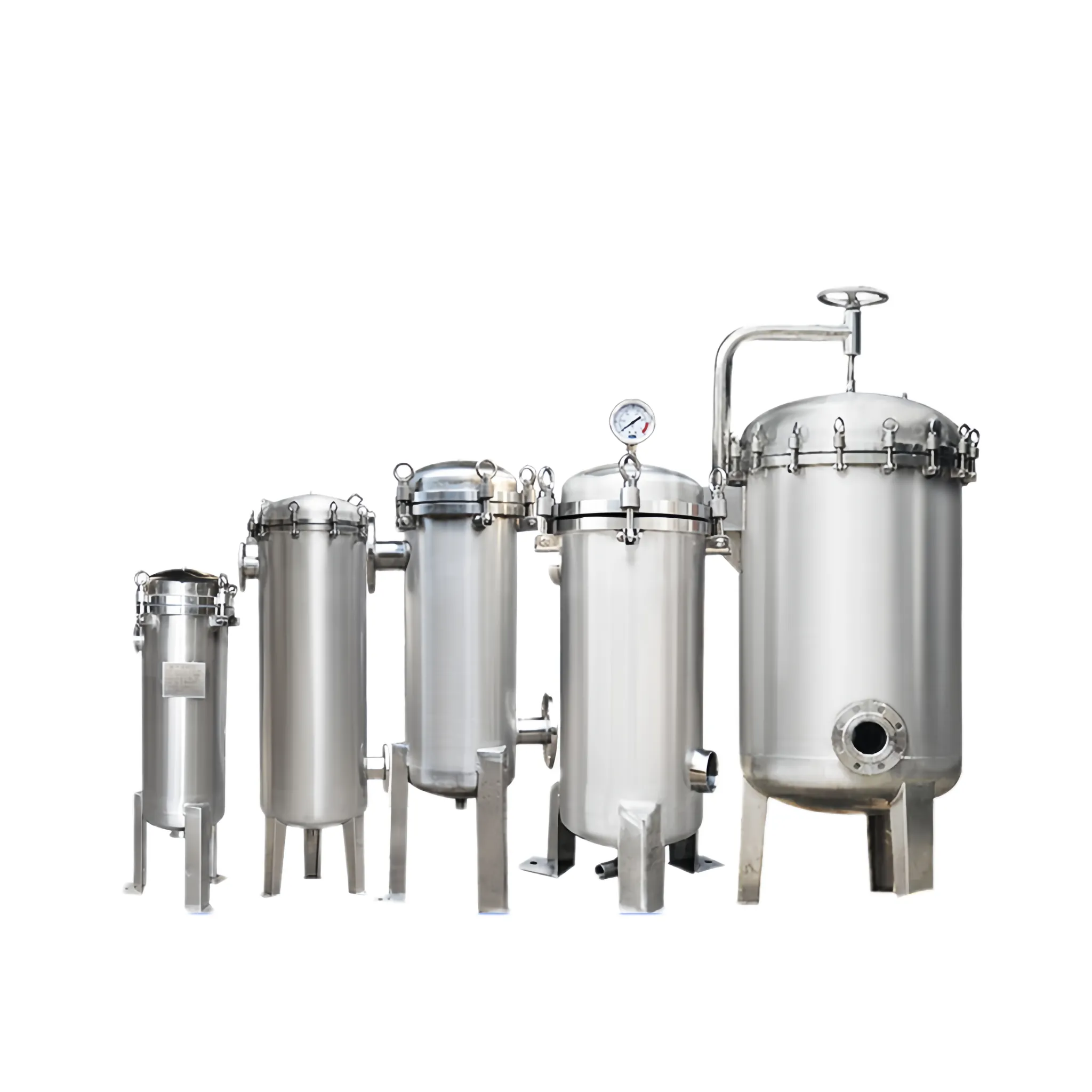 Multi-bag bag filter (Clamshell opening/ lifting ring/ swing arm)