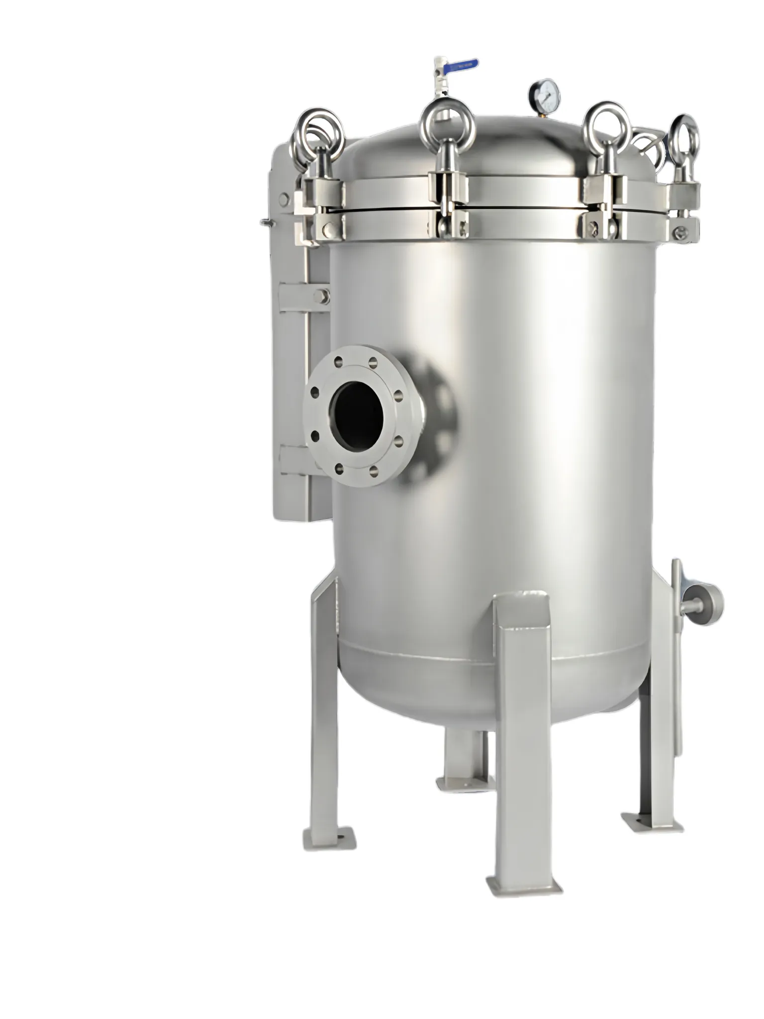 Multi-bag bag filter (Clamshell opening/ lifting ring/ swing arm)