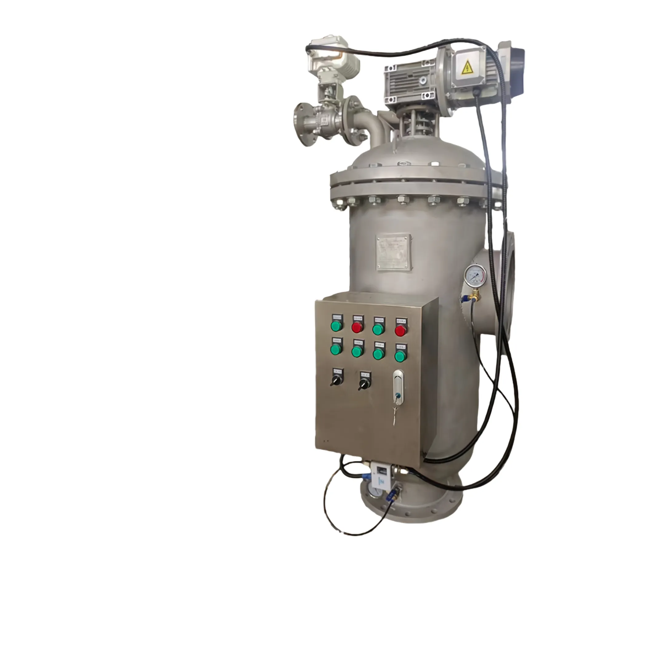 Other intelligent self-cleaning filters (Internal scraper/ external scraper/ brush-type/ angle through)