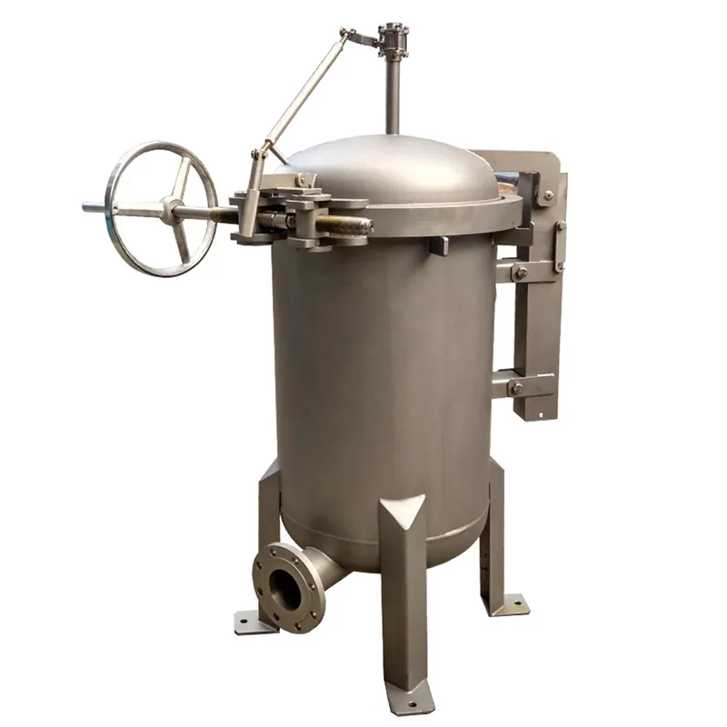 Quick opening bag filter