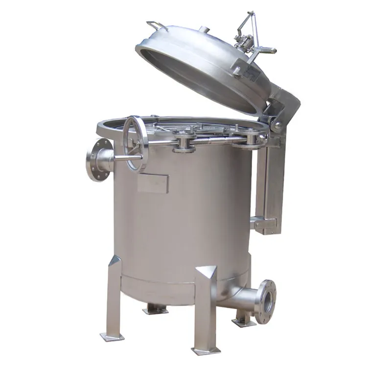 Quick opening bag filter