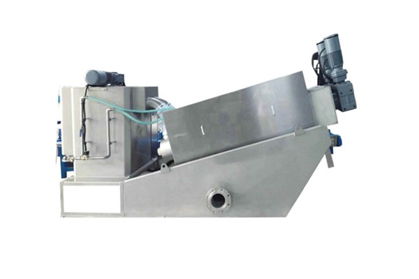 Stacked sludge dewatering machine